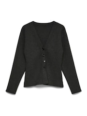 VERO MODA Long Sleeve Cinched Waist V-Neck Cardigan - Bilde 1 av 1