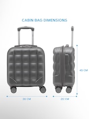 Flight Knight 45x36x20cm EasyJet Underseat 8 Wheel ABS Hard Case Cabin Carry On Hand Luggage - Image 2 of 7