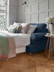 Willow & Hall Prussian Blue Buttermere Sofa Bed - Image 4 of 5