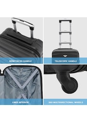 Flight Knight 55x35x20cm 4 Wheel ABS Hard Case Cabin Carry On Hand Luggage - Image 4 of 7