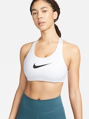 Nike White Victory Shape High-Support Sports Bra - Image 1 of 7