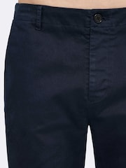 AllSaints Blue Tower Straight Chino Trousers - Image 4 of 8