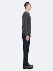 AllSaints Blue Tower Straight Chino Trousers - Image 5 of 8