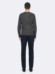 AllSaints Blue Tower Straight Chino Trousers - Image 6 of 8
