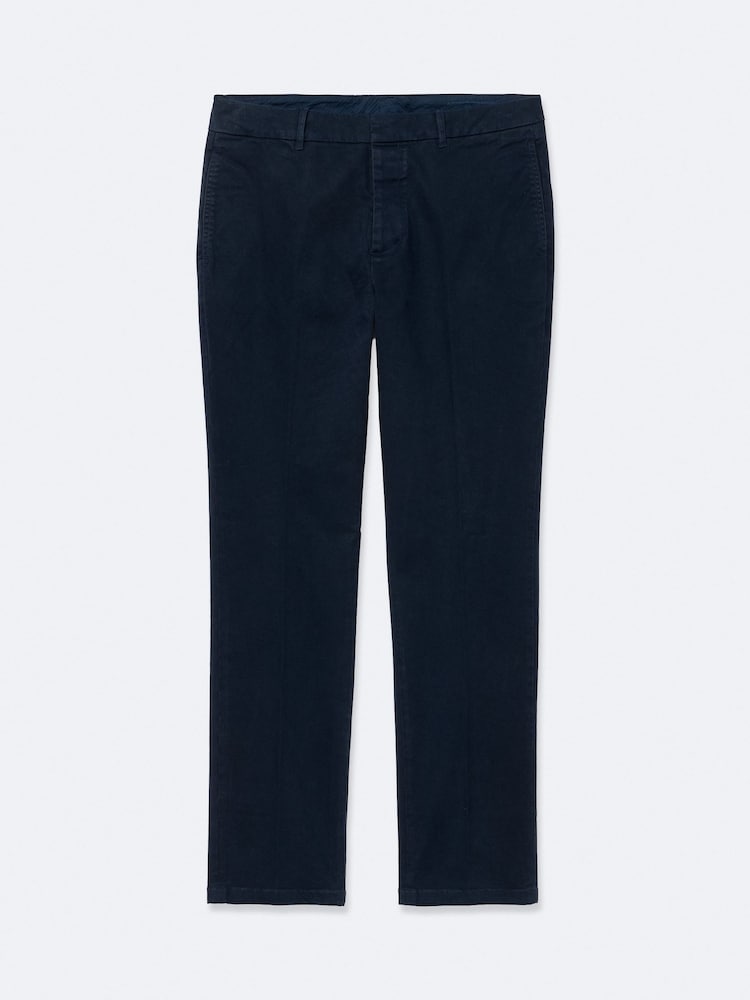 AllSaints Blue Tower Straight Chino Trousers - Image 8 of 8