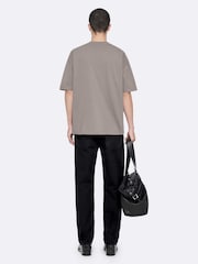 AllSaints Grey Xander Short Sleeve Crew Neck T-Shirt - Image 4 of 8