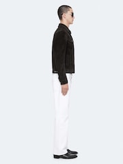 AllSaints Black Chaiyo Suede Trucker Jackets - Image 5 of 8