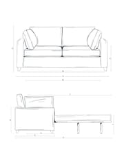 Willow & Hall Forest Green Somerton Sofa Bed - Image 3 of 4