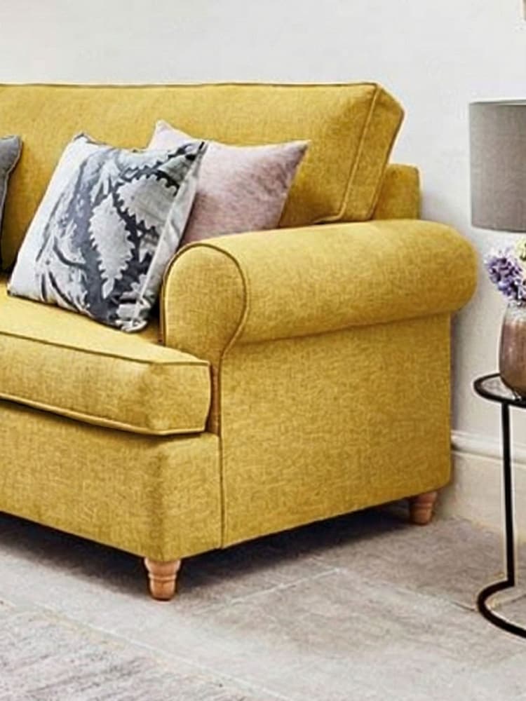 Willow & Hall Marigold Yellow Buttermere Sofa Bed - Image 2 of 5 Willow & Hall Marigold Yellow Buttermere Sofa Bed - Image 2 of 5