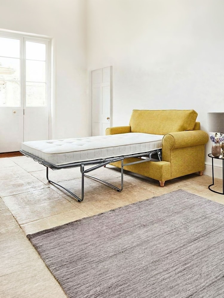 Willow & Hall Marigold Yellow Buttermere Sofa Bed - Image 5 of 5 Willow & Hall Marigold Yellow Buttermere Sofa Bed - Image 5 of 5