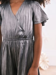 Silver Metallic Playsuit (3-16yrs) - Image 3 of 7