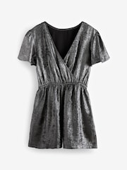 Silver Metallic Playsuit (3-16yrs) - Image 4 of 7