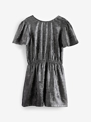 Silver Metallic Playsuit (3-16yrs) - Image 5 of 7