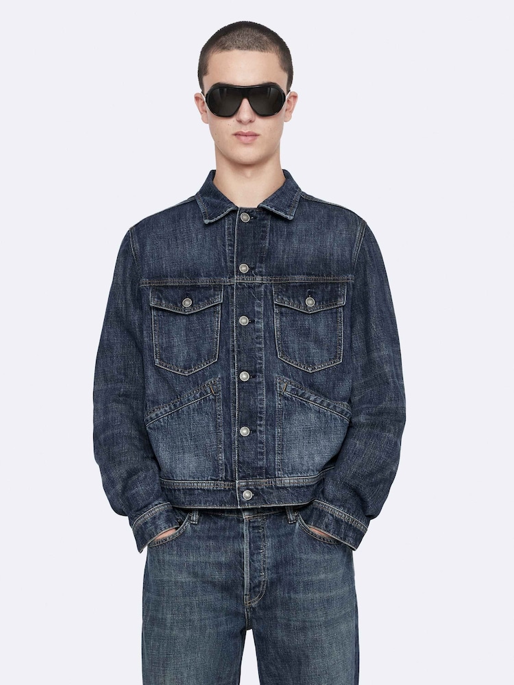 AllSaints Regular Trucker Jacket - صورة 1 من 8 AllSaints Regular Trucker Jacket - صورة 1 من 8