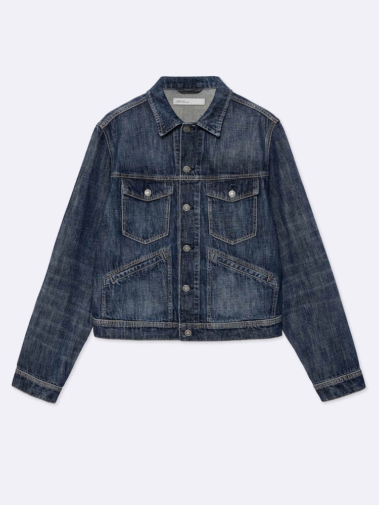 AllSaints Regular Trucker Jacket - صورة 8 من 8 AllSaints Regular Trucker Jacket - صورة 8 من 8