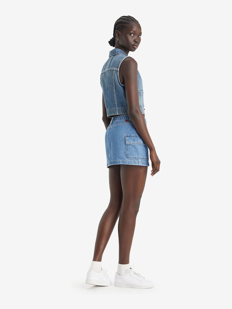 Levi's® No Regrets Mini Cargo Skirt - Image 2 of 5 Levi's® No Regrets Mini Cargo Skirt - Image 2 of 5