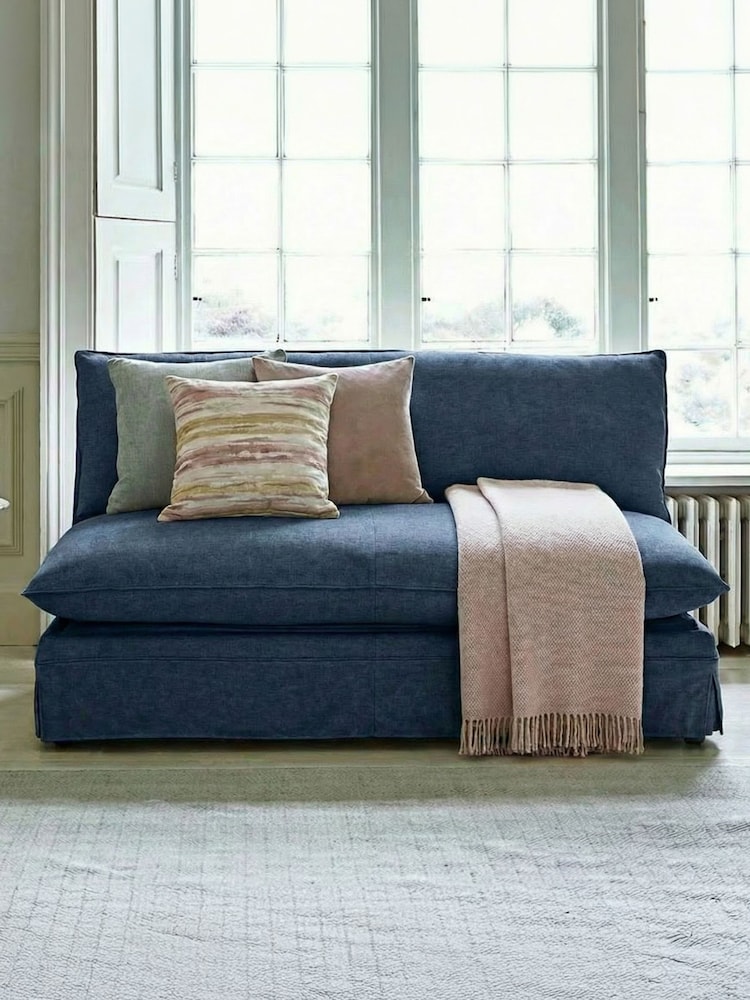 Willow & Hall Prussian Blue Deverill Sofa Bed - Image 1 of 5