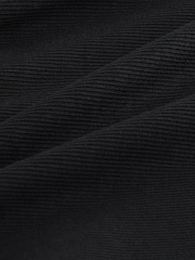 Black Strappy Ribbed Maxi Dress - Image 5 of 5