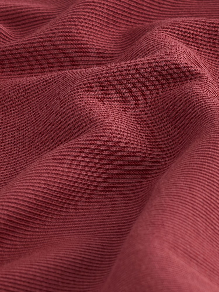 Red Strappy Ribbed Maxi Dress - Image 6 of 6