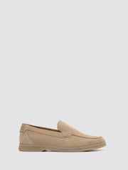 House Of Cavani Cream Breezy Sand Loafers - Image 1 of 5