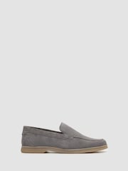 House Of Cavani Grey Breezy Grey Loafers - Image 1 of 5