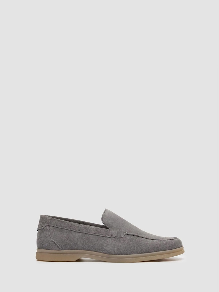 House Of Cavani Grey Breezy Grey Loafers - Image 1 of 5