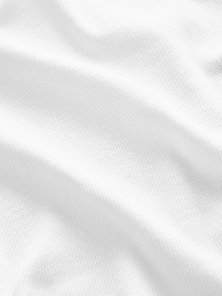 White Ribbed Square Neck Strappy Cami Top - Image 6 of 6 White Ribbed Square Neck Strappy Cami Top - Image 6 of 6