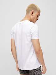 HUGO White V-Neck T-Shirts 2 Pack - Image 3 of 5