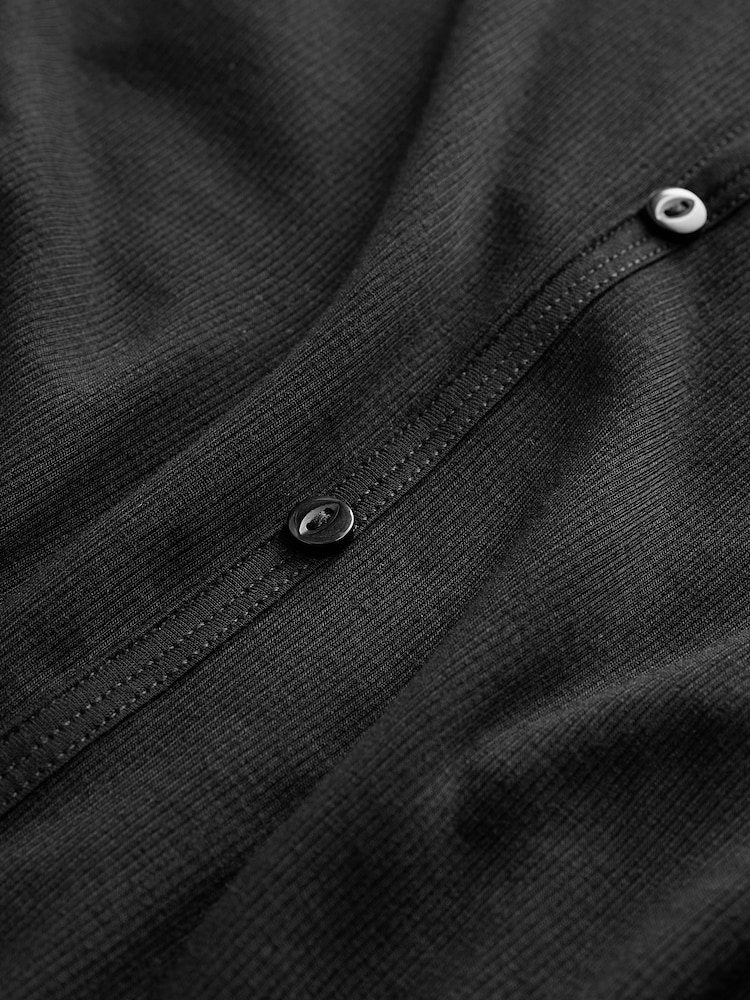 črna - Mehka na dotik rebrasta pletena jopa s TENCEL™ Lyocell - Slika 6 iz 6