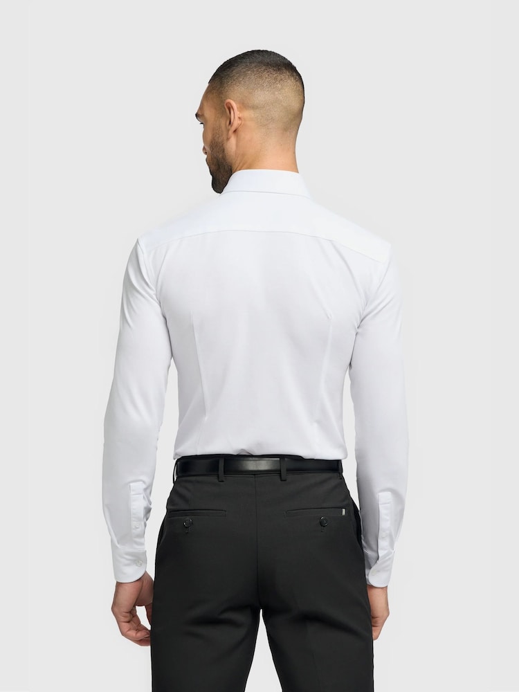 Cavani White Stripe Ashley Shirt - Image 2 of 2 Cavani White Stripe Ashley Shirt - Image 2 of 2