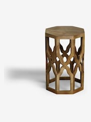 Natural Inder Mango Wood Side Table - Image 6 of 6