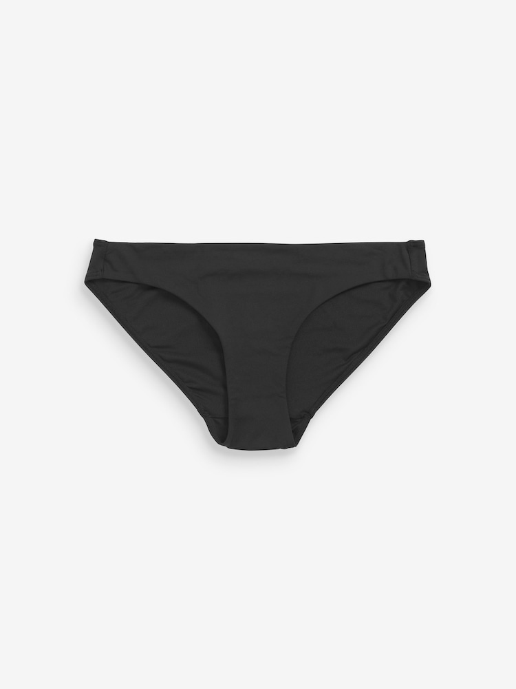 Black High Leg Bikini Bottoms - Image 5 of 5