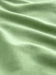 Matcha Green Oversized Relaxed Fit Boxy Heavyweight Crew Neck T-Shirt - Image 7 of 7