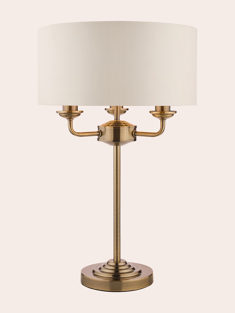 Laura Ashley Brass Sorrento Table Lamp - Image 2 of 4 Laura Ashley Brass Sorrento Table Lamp - Image 2 of 4