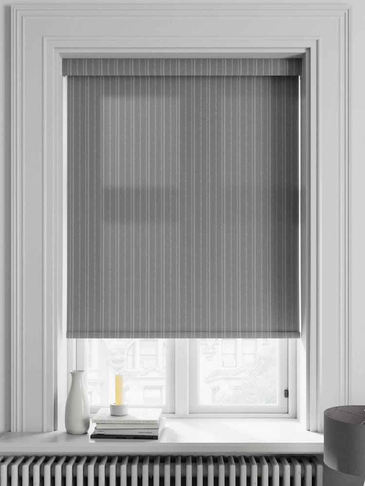 Grey Mack Made To Measure Roller Blind - Image 1 of 5