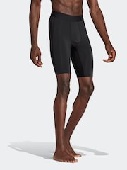 adidas Black Techfit AEROREADY Short Tights - Image 3 of 6