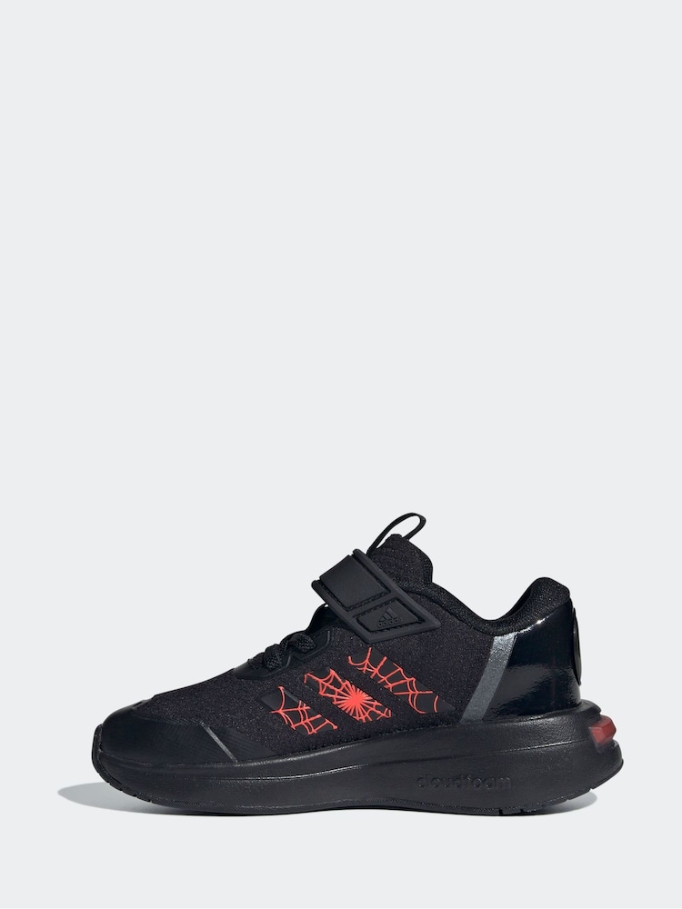 adidas Black/Red Kids Marvels Spider Man Racer Shoes - Image 2 of 11