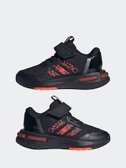 adidas Black/Red Kids Marvels Spider Man Racer Shoes - Image 3 of 11