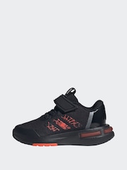 adidas Black/Red Kids Marvels Spider Man Racer Shoes - Image 4 of 11