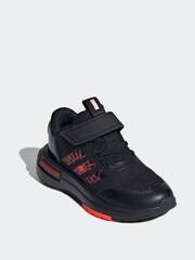 adidas Black/Red Kids Marvels Spider Man Racer Shoes - Image 5 of 11