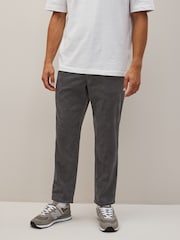 Grey Relaxed Fit Corduroy Trousers - Image 1 of 9