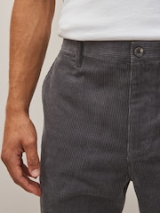 Grey Relaxed Fit Corduroy Trousers - Image 5 of 9