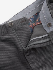 Grey Relaxed Fit Corduroy Trousers - Image 8 of 9