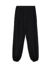 VERO MODA Black Mid Rise Balloon Trousers - Image 5 of 6