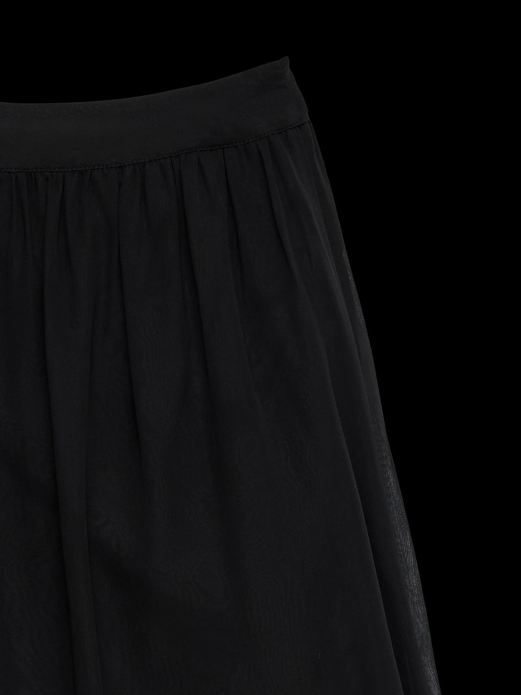 VERO MODA Black Mid Rise Balloon Trousers - Image 6 of 6 VERO MODA Black Mid Rise Balloon Trousers - Image 6 of 6