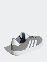 adidas Grey/White VL Court 3.0 Trainers - Image 3 of 8