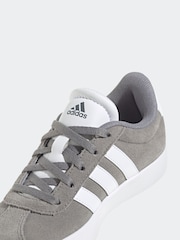 adidas Grey/White VL Court 3.0 Trainers - Image 7 of 8