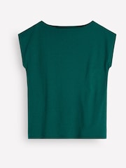 Boden Green Supersoft Slash Neck T-Shirt - Image 4 of 4