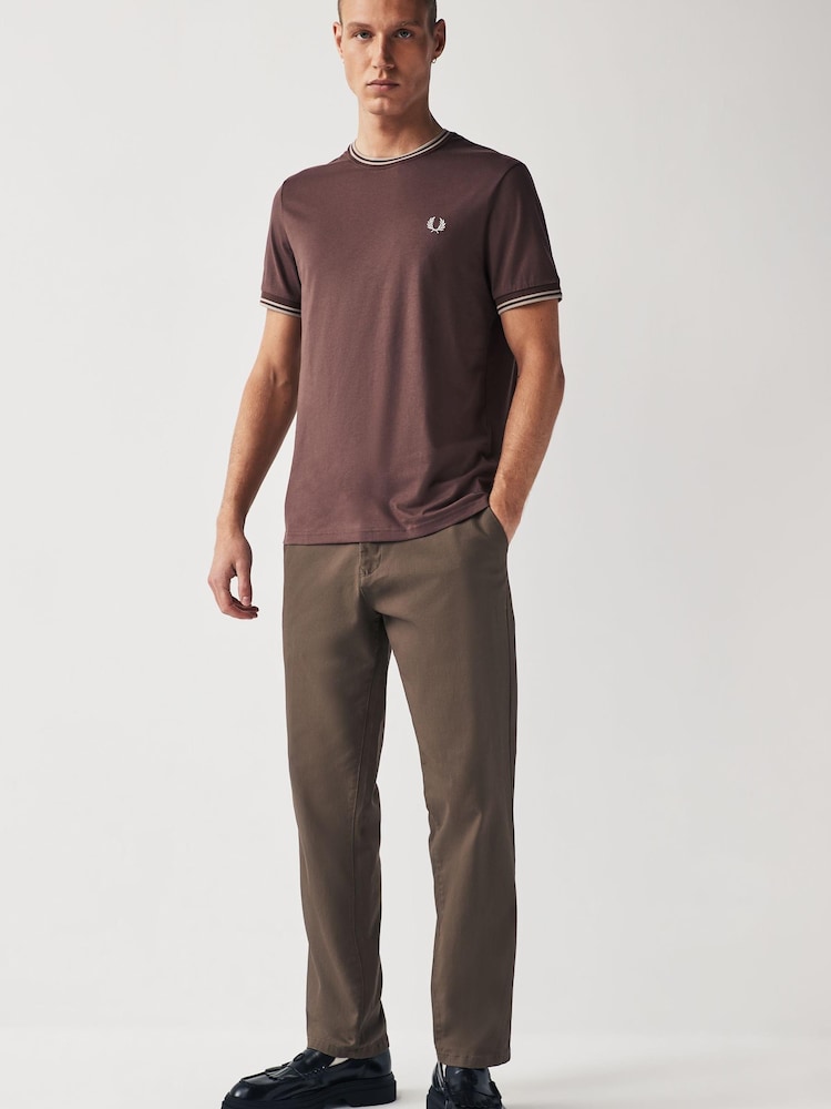 Fred Perry Twin Tipped Logo T-Shirt - Image 2 of 6