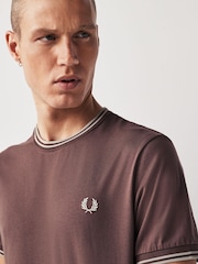 Fred Perry Twin Tipped Logo T-Shirt - Image 3 of 6